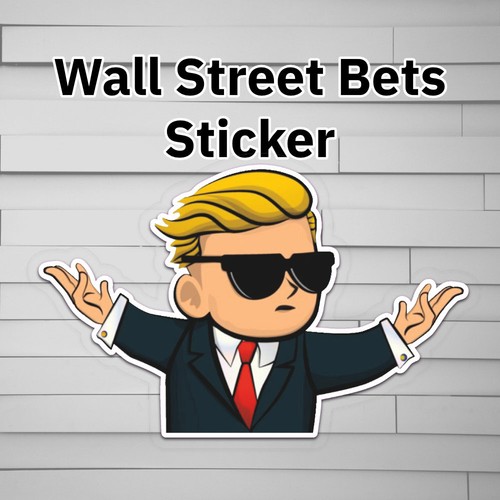 Wall street bets decalcomania - bets,