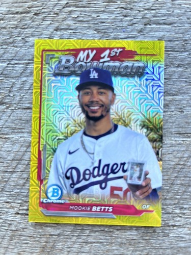 2024 bowman cromo - cromo, giallo